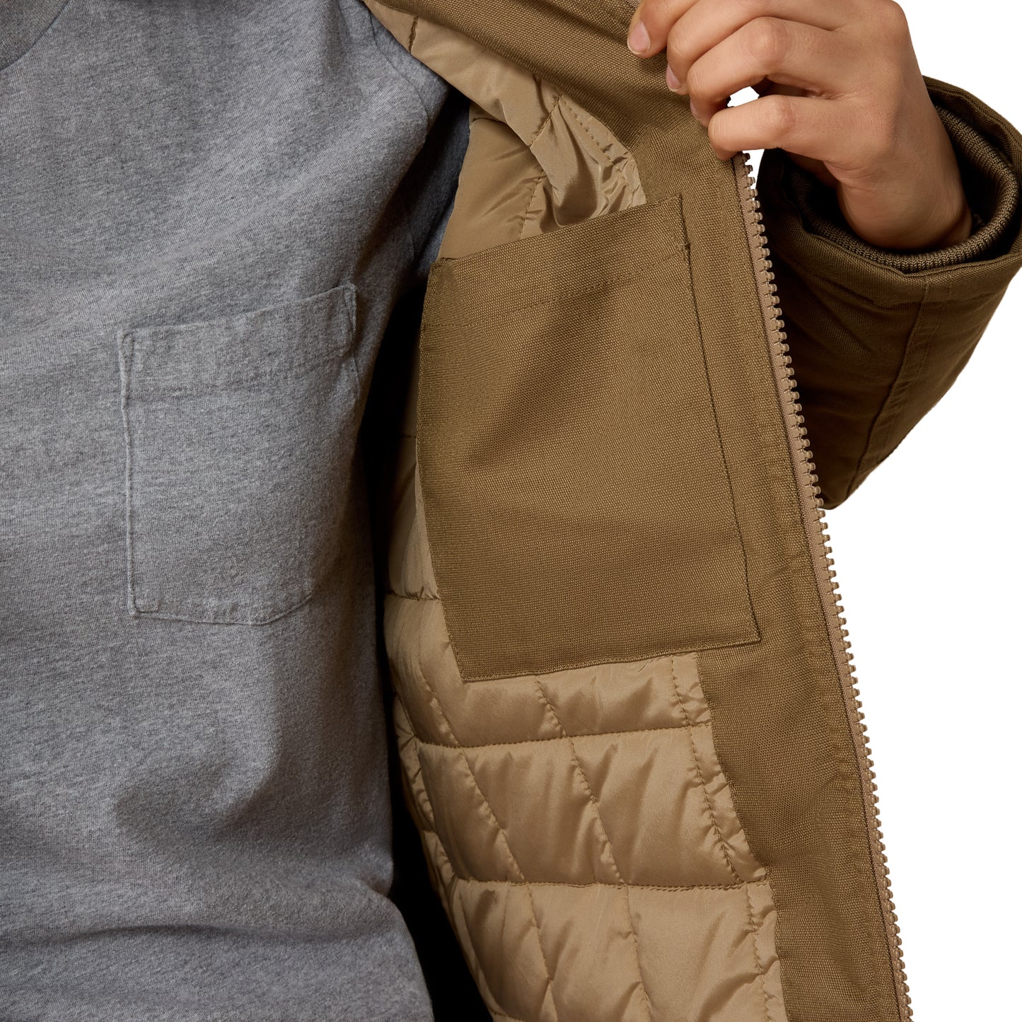 Ariat Women's Rebar DuraCanvas Insulated Jacket - Rebar Khaki