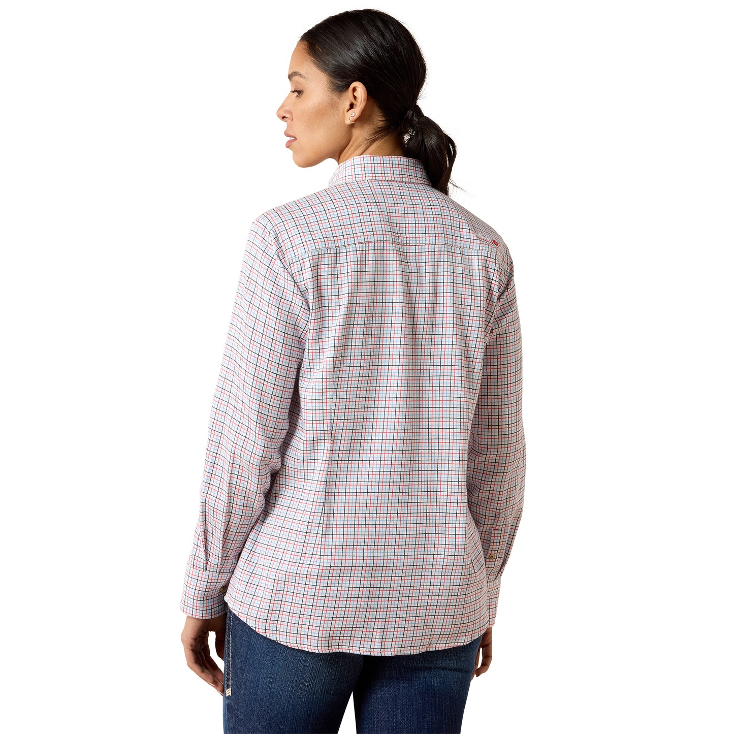 Ariat Women's FR Gauge Work Shirt - White Multi