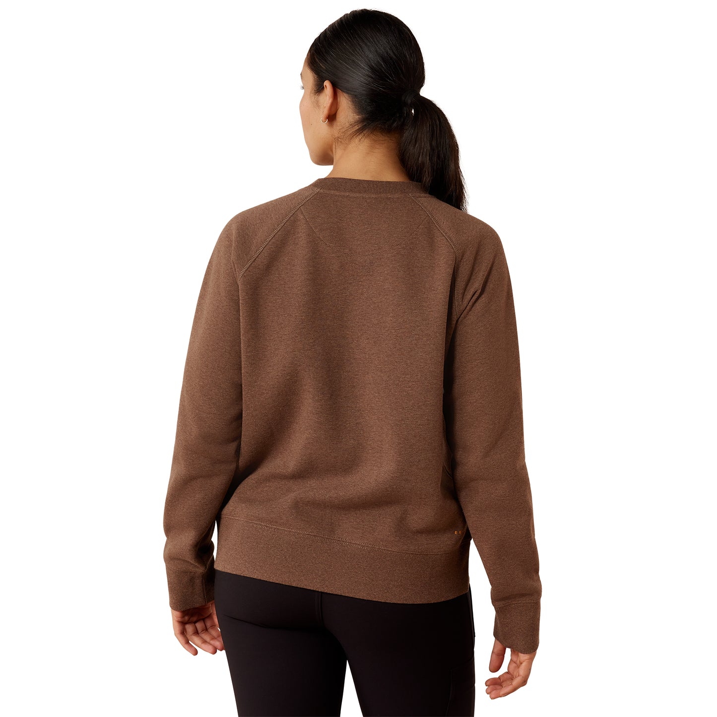 Ariat Women's Rebar Lightweight Fleece Sweatshirt - Rain Drum Heather