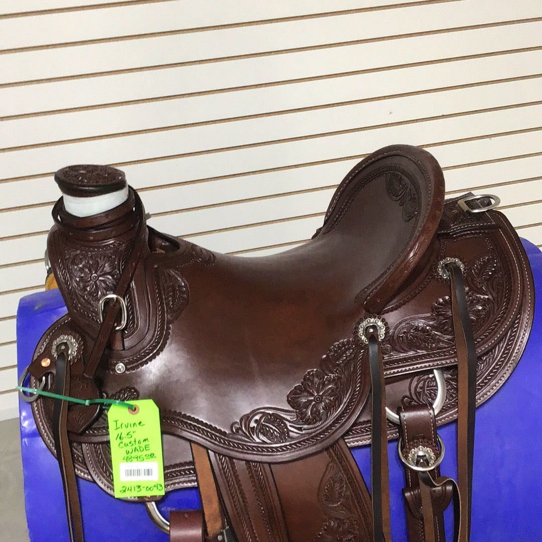 Irvine  16.5"  Custom Wade Saddle
