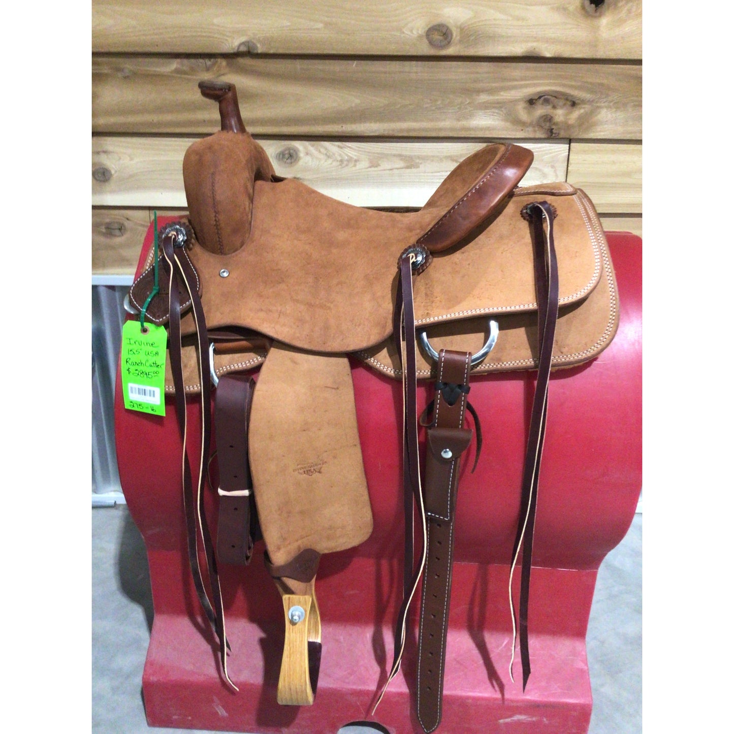 Irvine USA 15.5" Ranch Cutter Saddle
