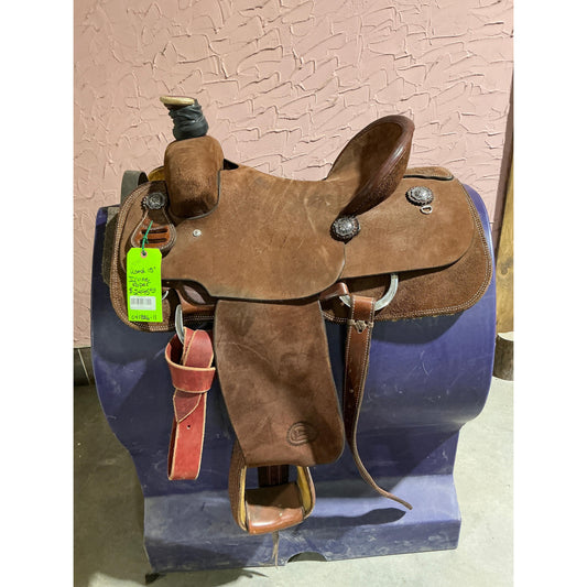 Used 15” Irvine Roping Saddle