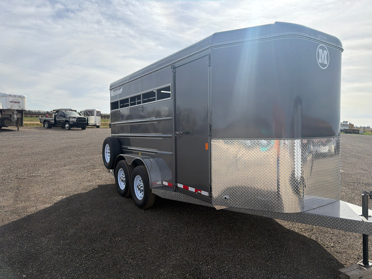 2027 Mustang 16' Bumper Pull Trailer Stock Trailer