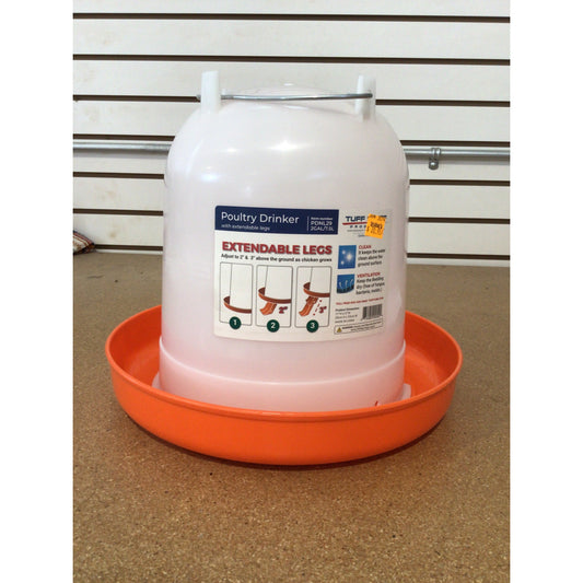 TuffStuff Poultry Ball Drinker w/Foldable Legs  2 Gallon
