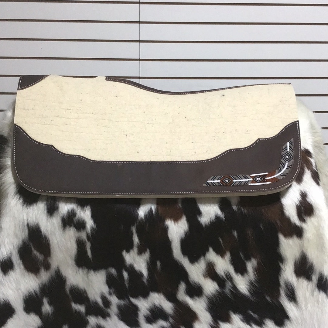 Wool Felt Pad w/Beads