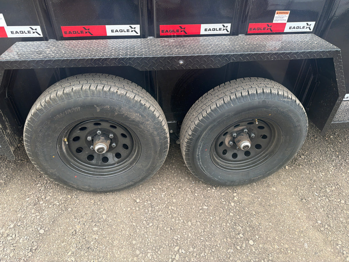 2027 Eagle X 16' x 6'8" Steel Livestock Bumper Pull Trailer