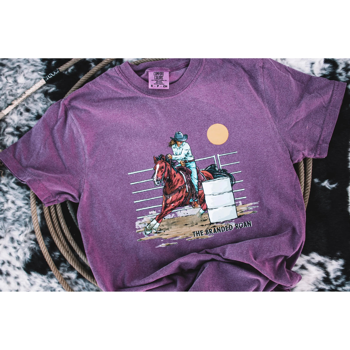 The Branded Roan Barrel Horse T-Shirt - Irvine Tack & Western Wear