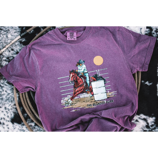 The Branded Roan Barrel Horse T-Shirt - Irvine Tack & Western Wear