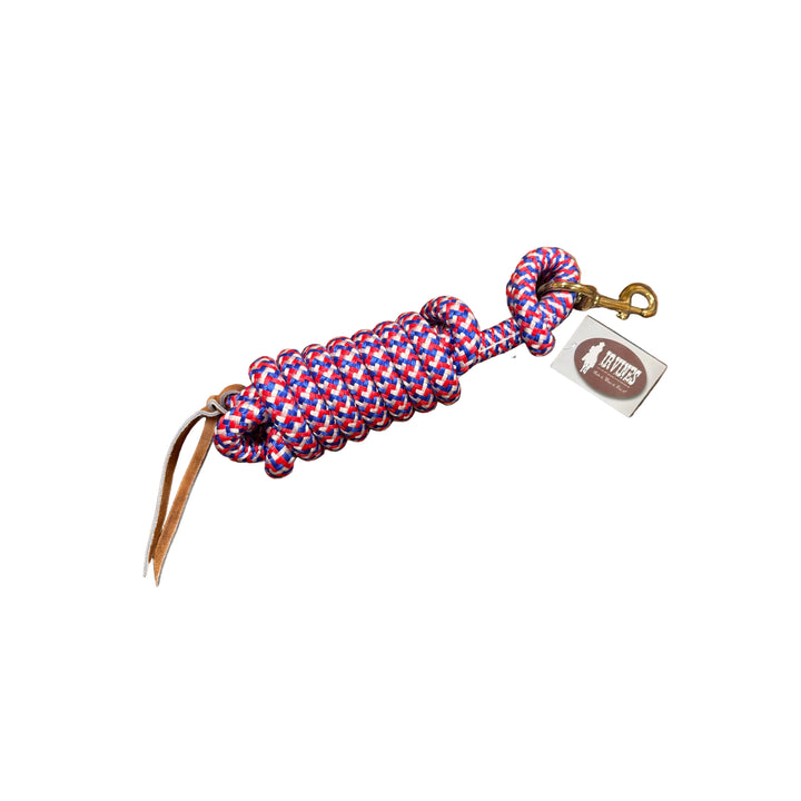Irvine Cow Lead 9 ft 5/8" Lead w/Brass Plated Bolt Snap (Mixed Colours)
