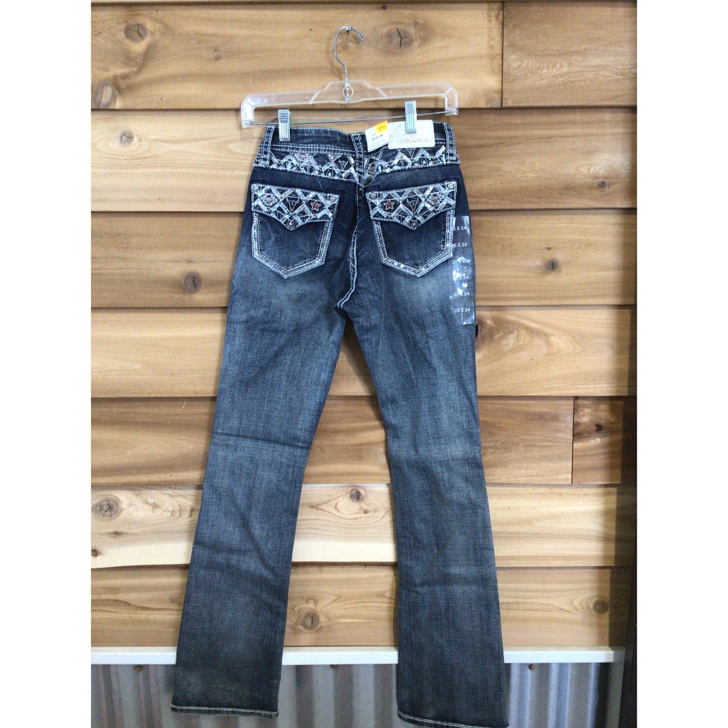 Grace in LA Women's Aztec Yoke Jeans