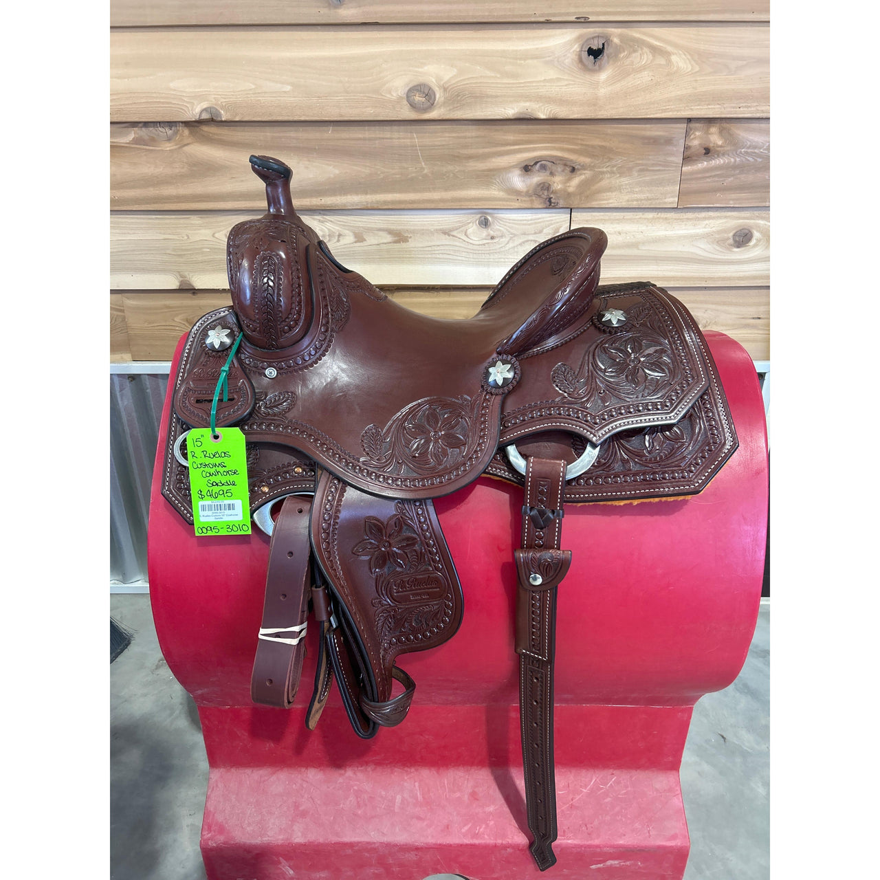 R. Ruelas Custom 15" Cowhorse Saddle