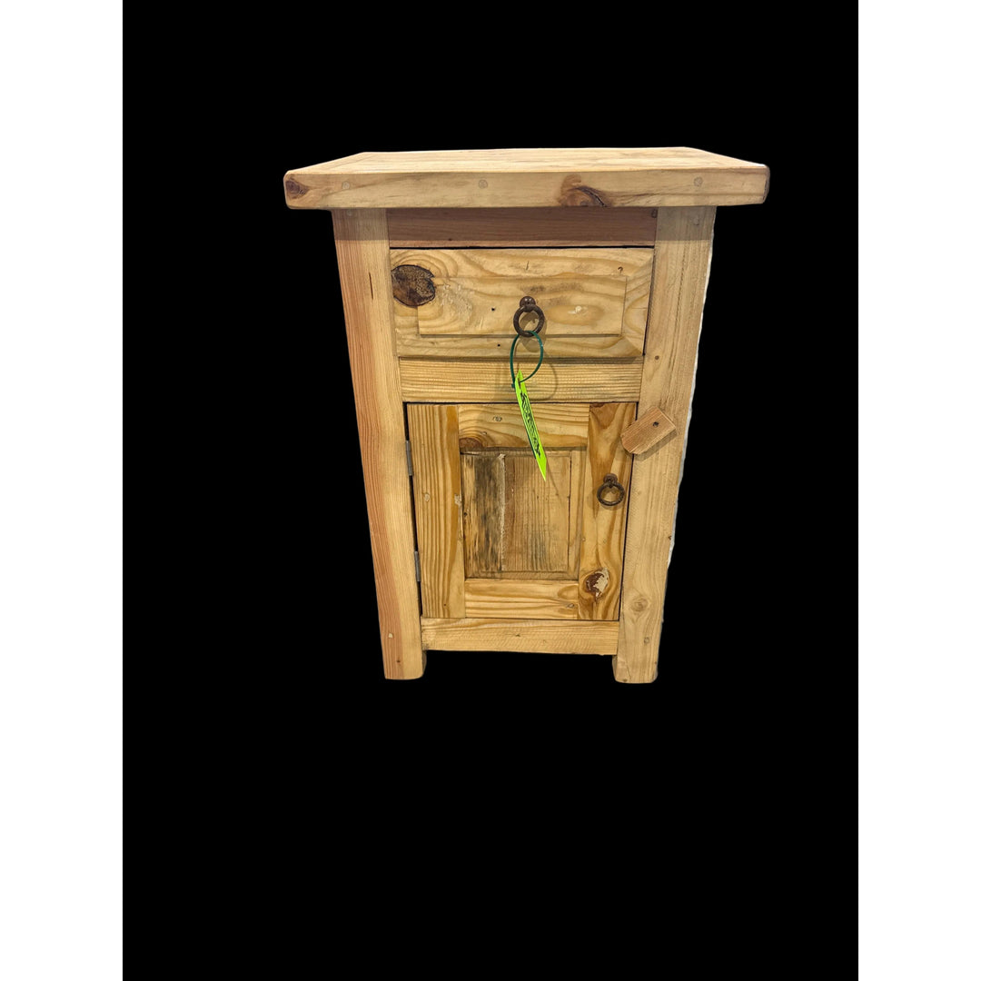 Wood Night Stand-Light Stain - Irvine Tack &amp; Western Wear
