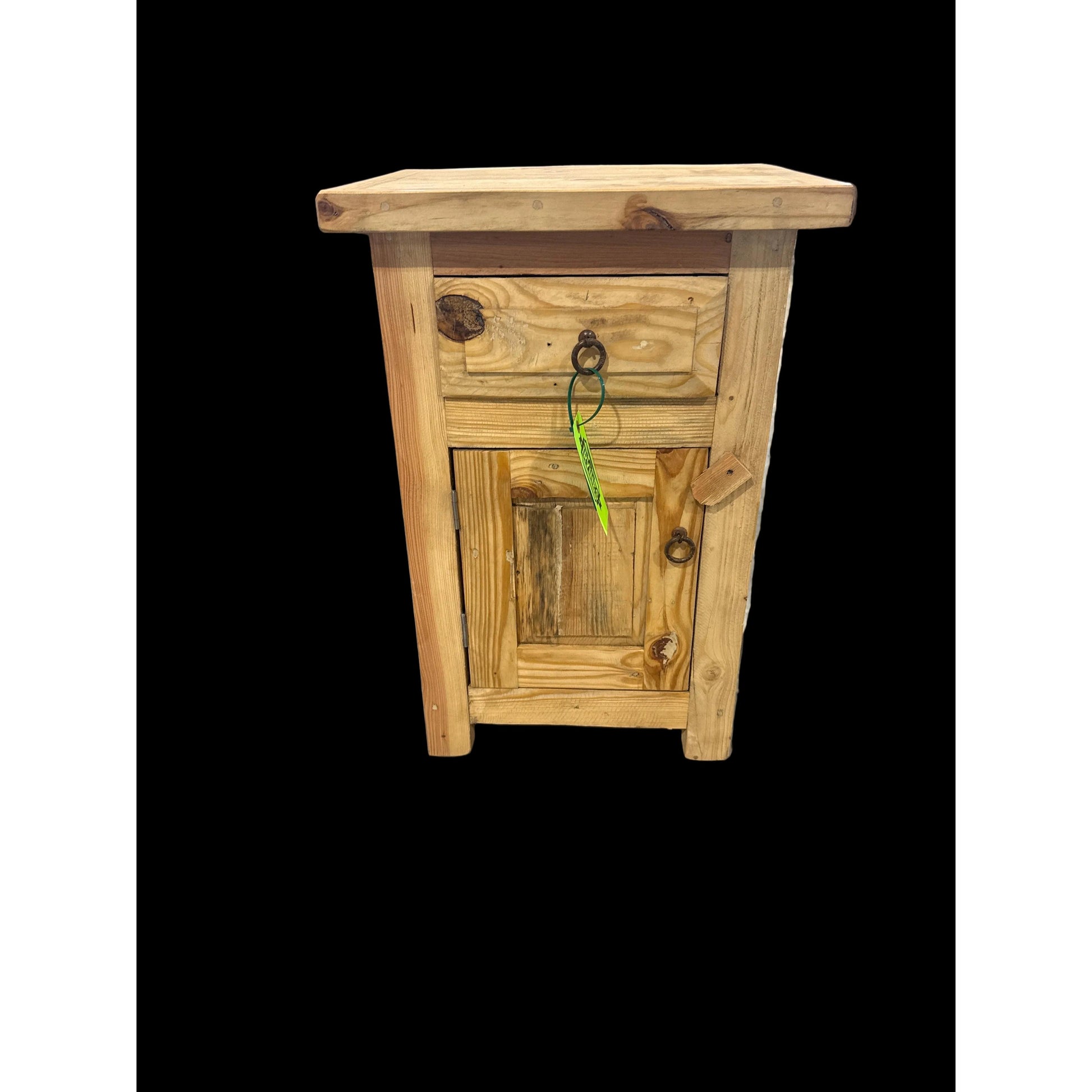 Wood Night Stand-Light Stain - Irvine Tack & Western Wear