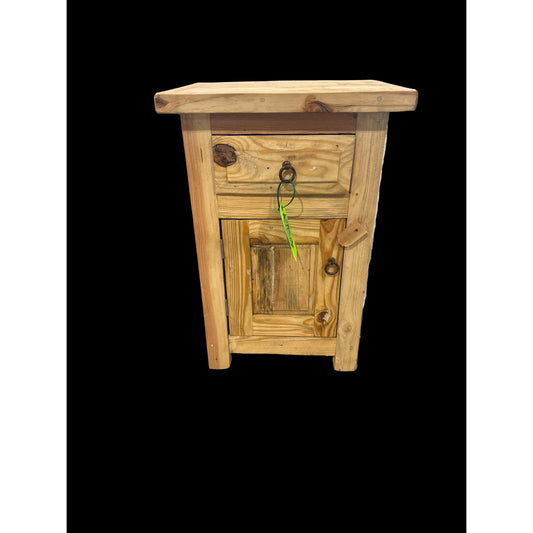 Wood Night Stand-Light Stain - Irvine Tack & Western Wear