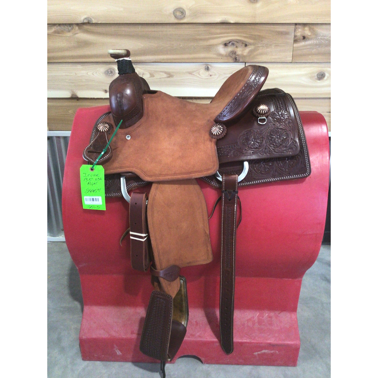 Irvine's 13.5" USA.  Rope Saddle