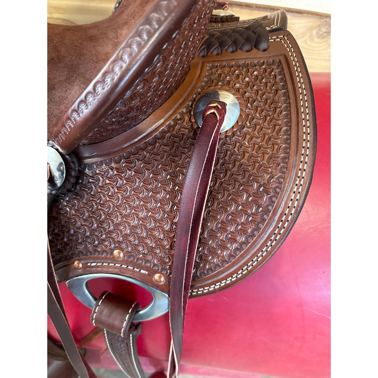 Irvine's USA 15"  Will James Ranch Saddle