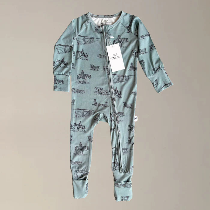 Prairie Cowboy Infant/Toddler Sleepwear- Multiple Colors