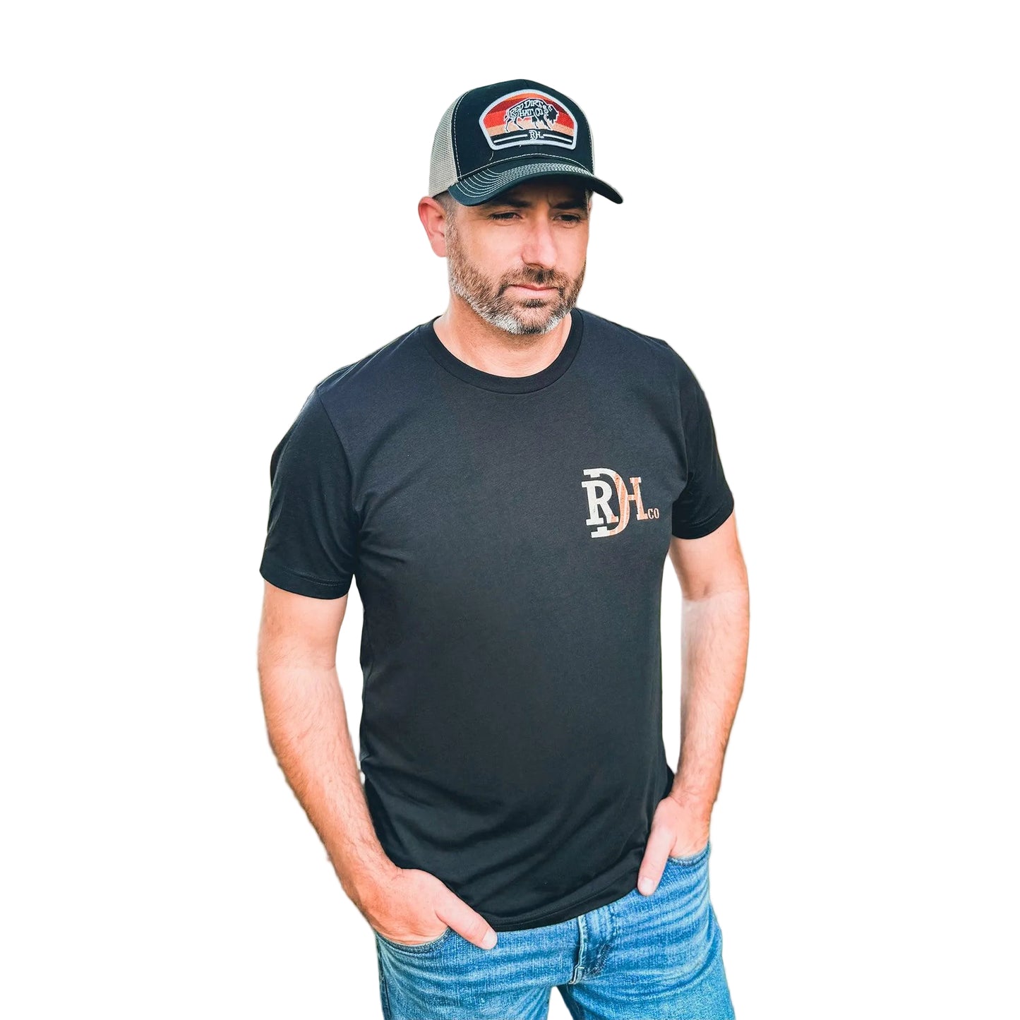 Red Dirt Hat Co. Unisex Smoked Short Sleeve Tee Shirt