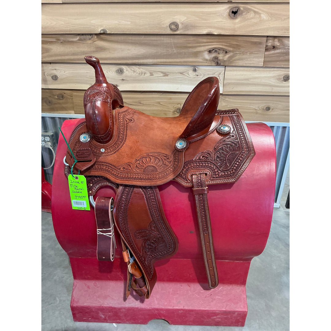 Irvine 15" Elite Barrel Saddle