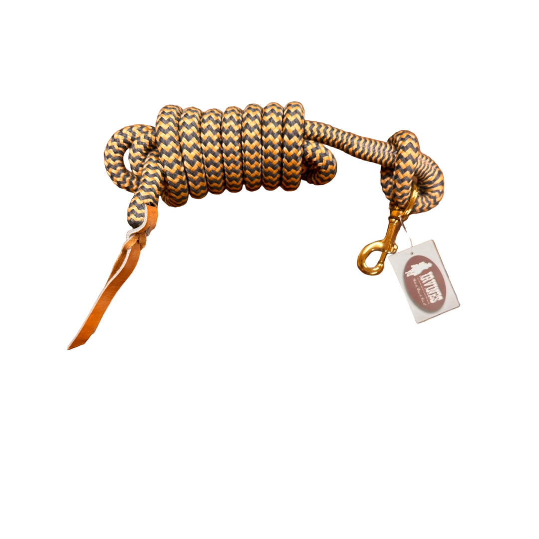 Irvine Cow Lead 9 ft 5/8" Lead w/Brass Plated Bolt Snap (Mixed Colours)