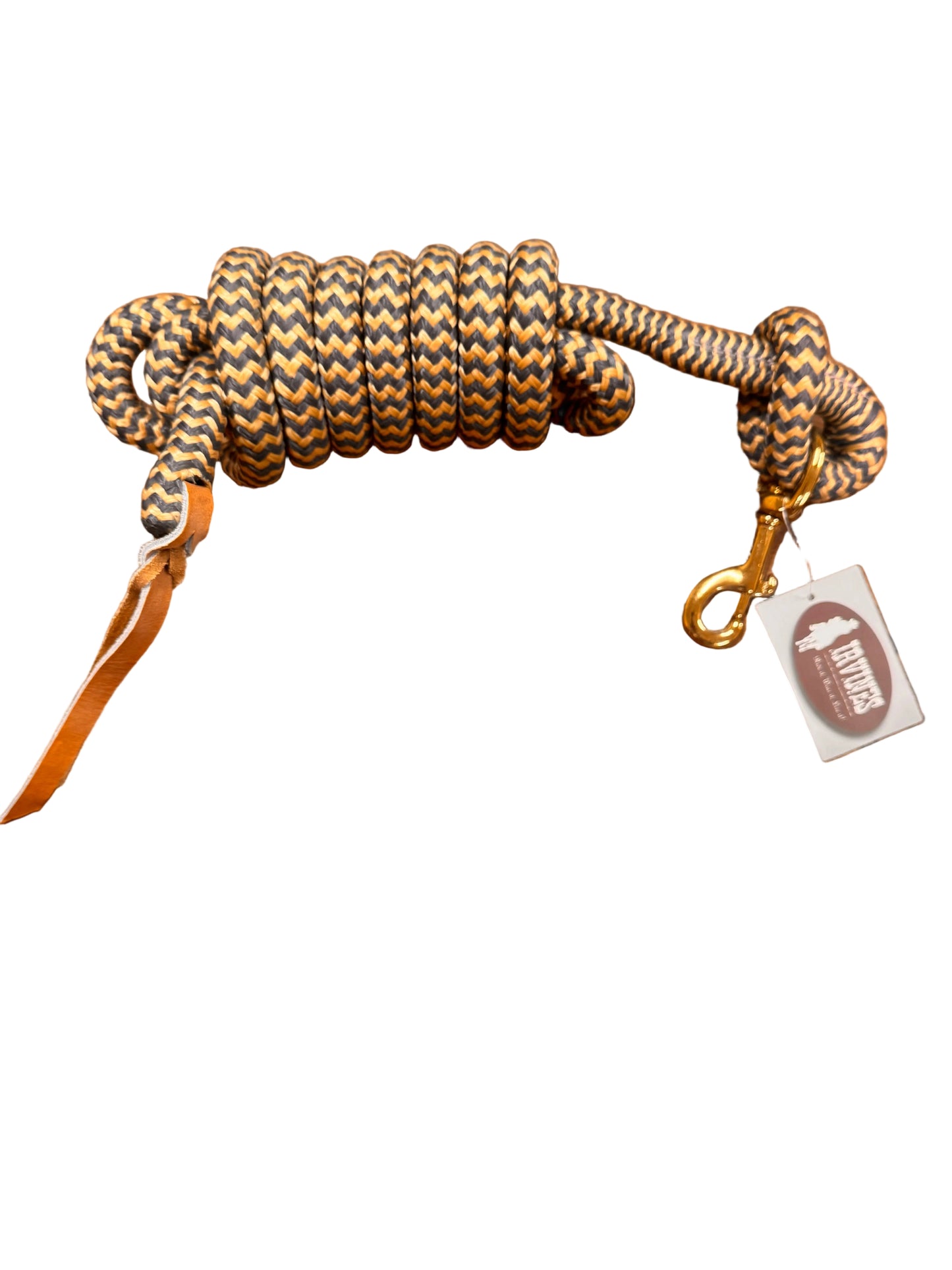 Irvine Cow Lead 9 ft 5/8" Lead w/Brass Plated Bolt Snap (Mixed Colours)