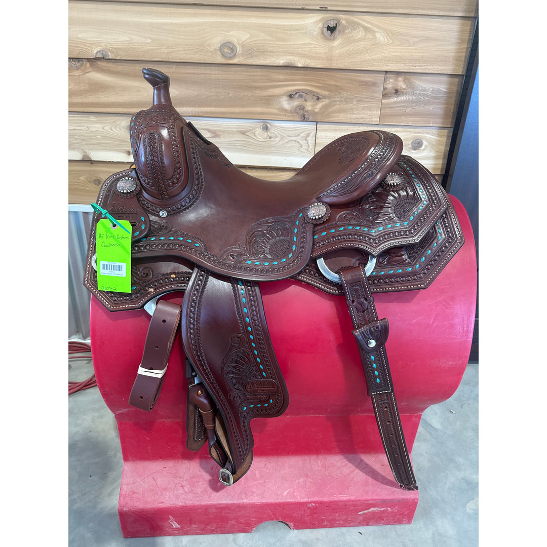 Irvine Custom 16" Cowhorse Saddle