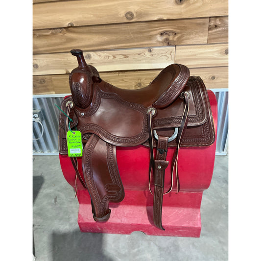 R. Ruelas  Custom 17" Ranch Cutting Saddle