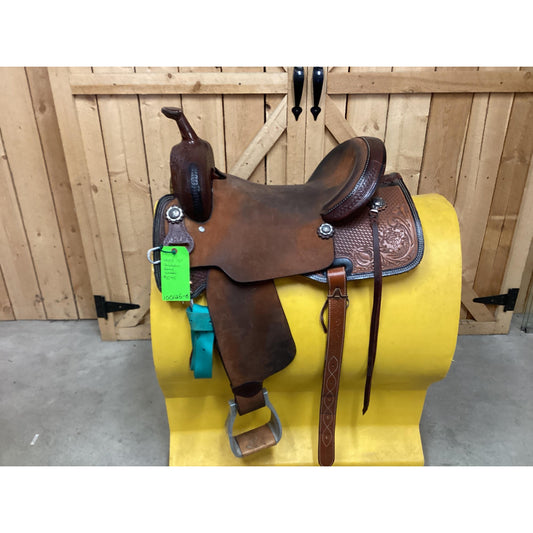 Used 15” Chisholm Barrel Saddle