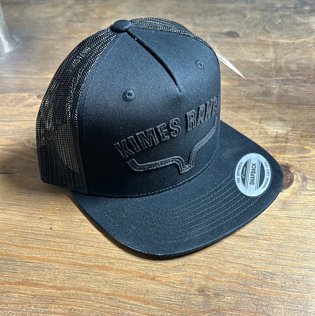 Kimes Unisex Flatlands Trucker Hat - Black