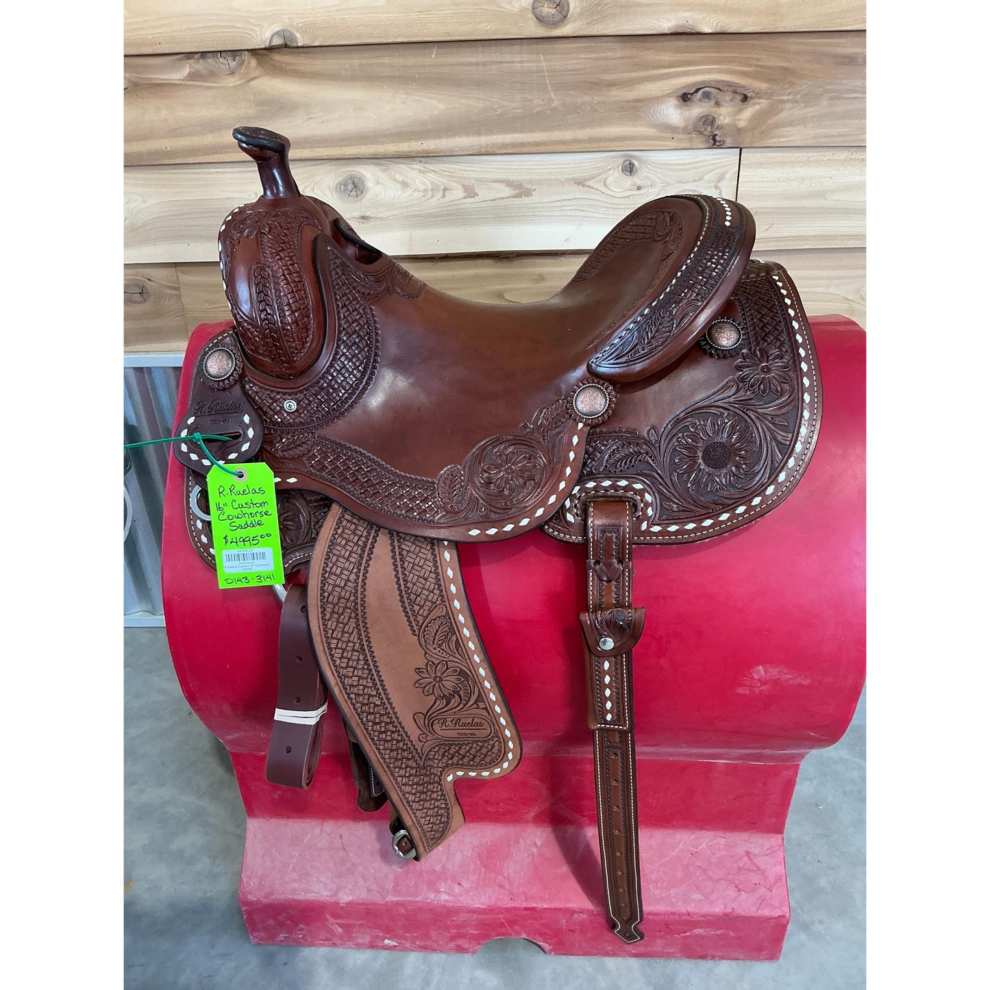 R.Ruelas Custom 16" Cowhorse Saddle
