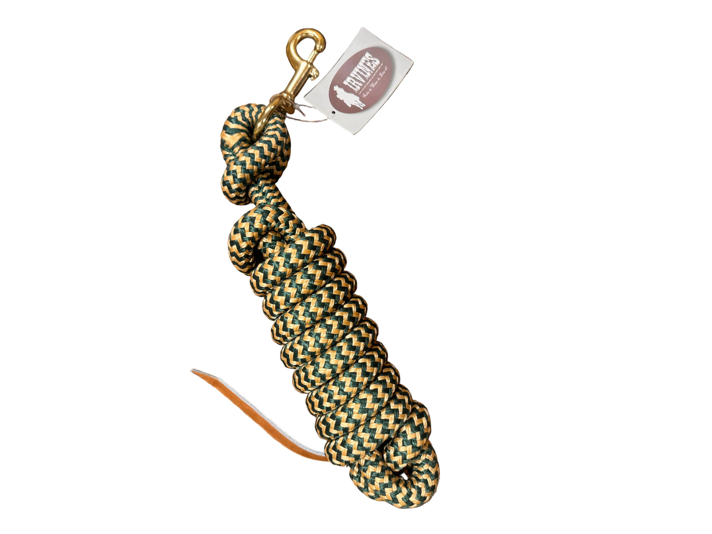 Irvine Cow Lead 9 ft 5/8" Lead w/Brass Plated Bolt Snap (Mixed Colours)