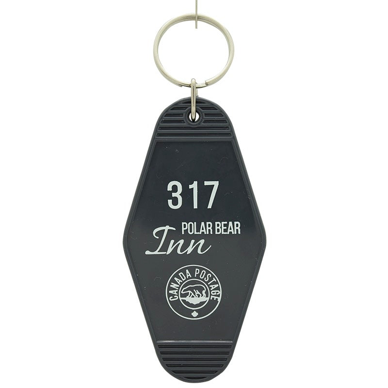 KC Gifts Key Chain Polar Bear Inn- Black