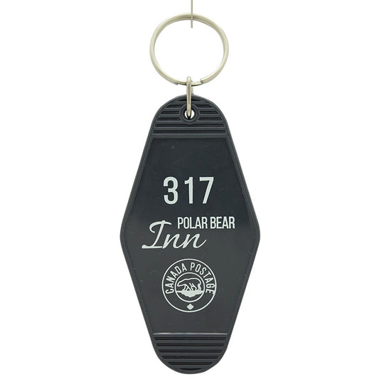 KC Gifts Key Chain Polar Bear Inn- Black