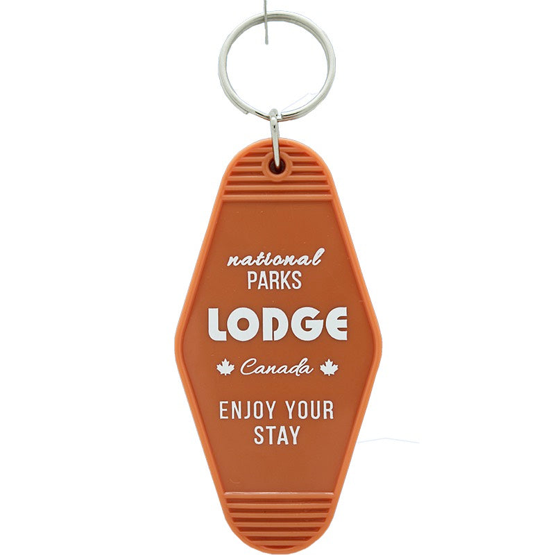 KC Gifts Key Chain National Parks Lodge- Khaki