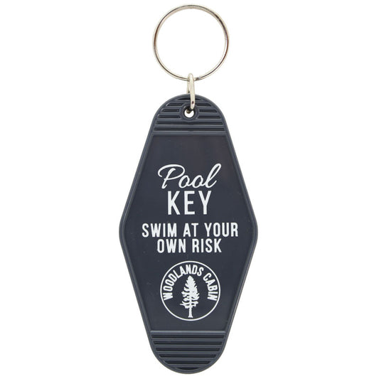KC Gifts Key Chain Pool Key- Black