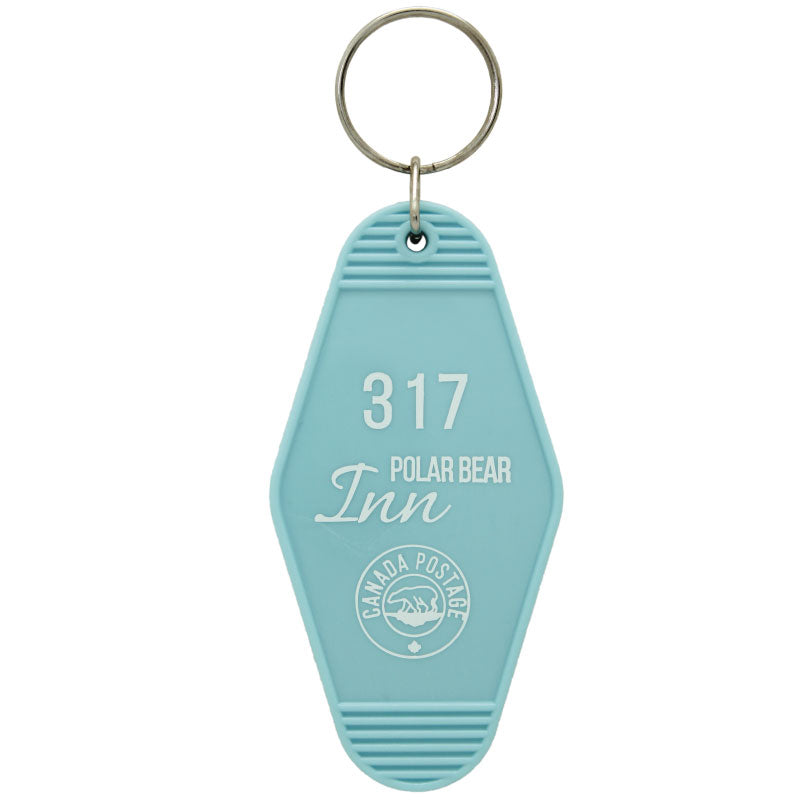 KC Gifts Key Chain Polar Bear Inn- Green