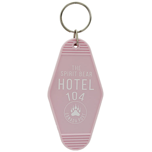 KC Gifts Key Chain The Spirit Bear Hotel- Pink