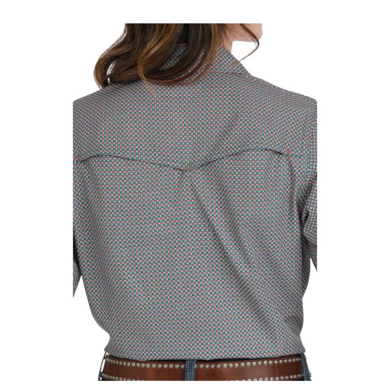 Cinch Women's Long Sleeve Arenaflex Shirt - Green