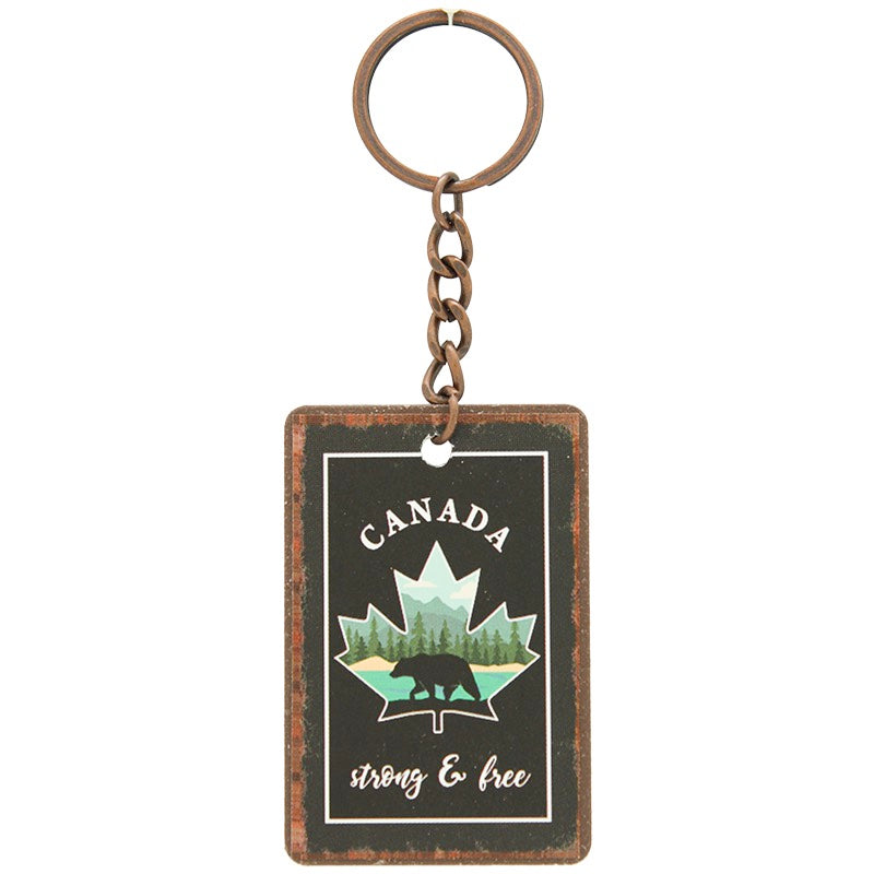 KC Gifts Key Chain Canada Strong and Free
