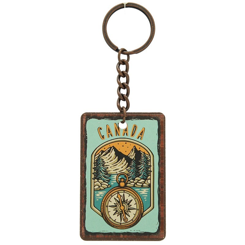KC Gifts Key Chain Canada Compass