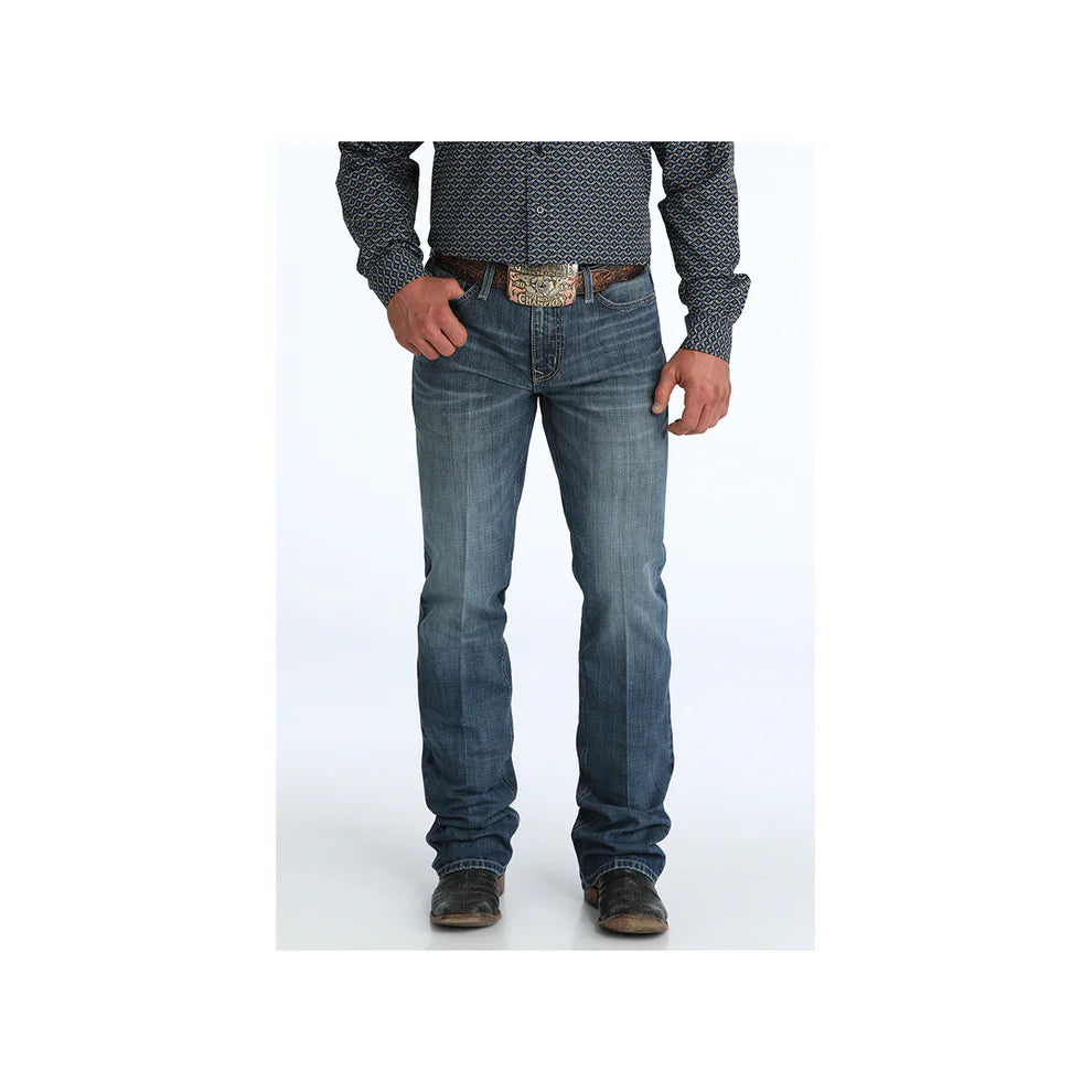 Cinch Men's Ian Slim Bootcut Jeans - Medium  Stonewash