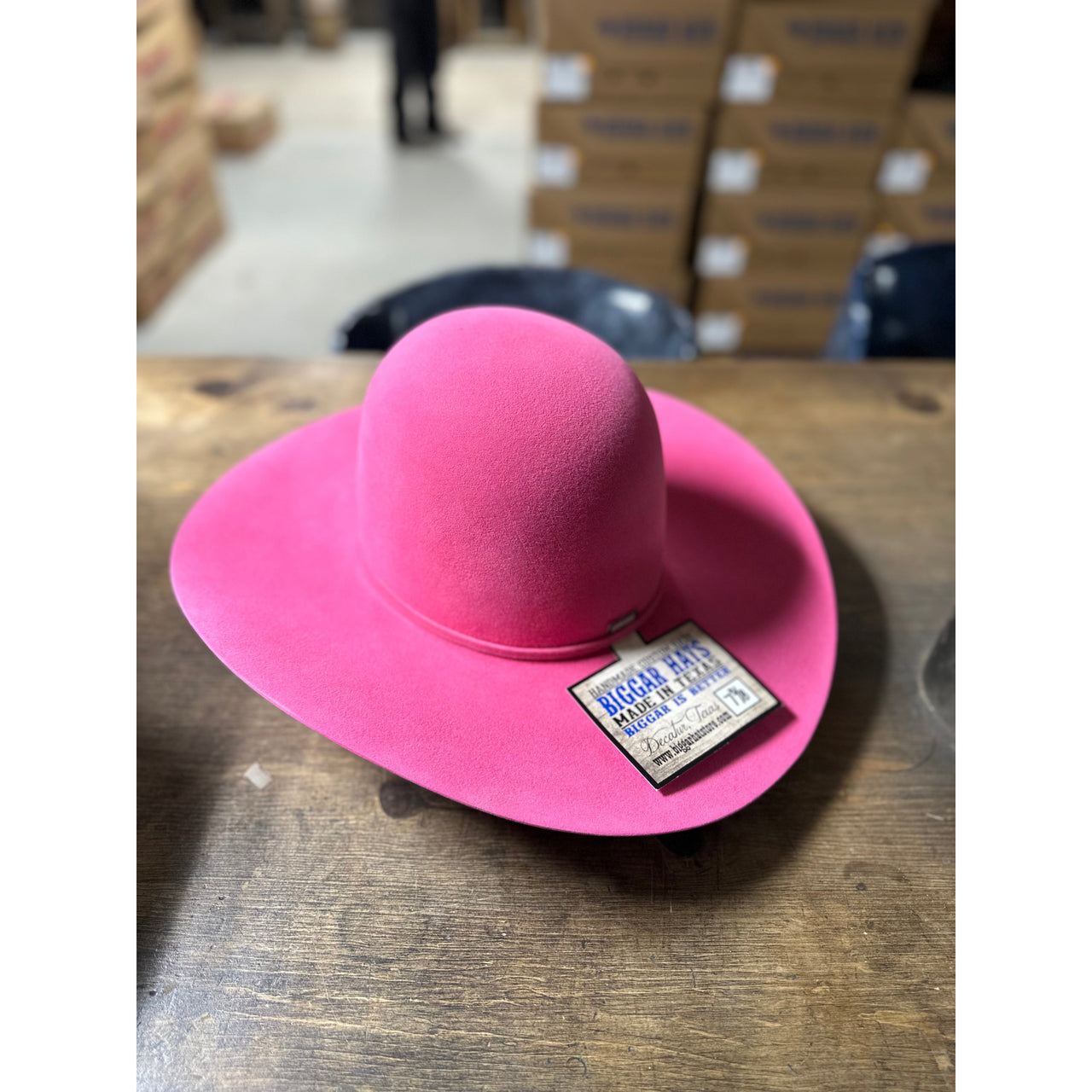 Biggar Hats The Waggoner 10X Felt Western Hat - Pink