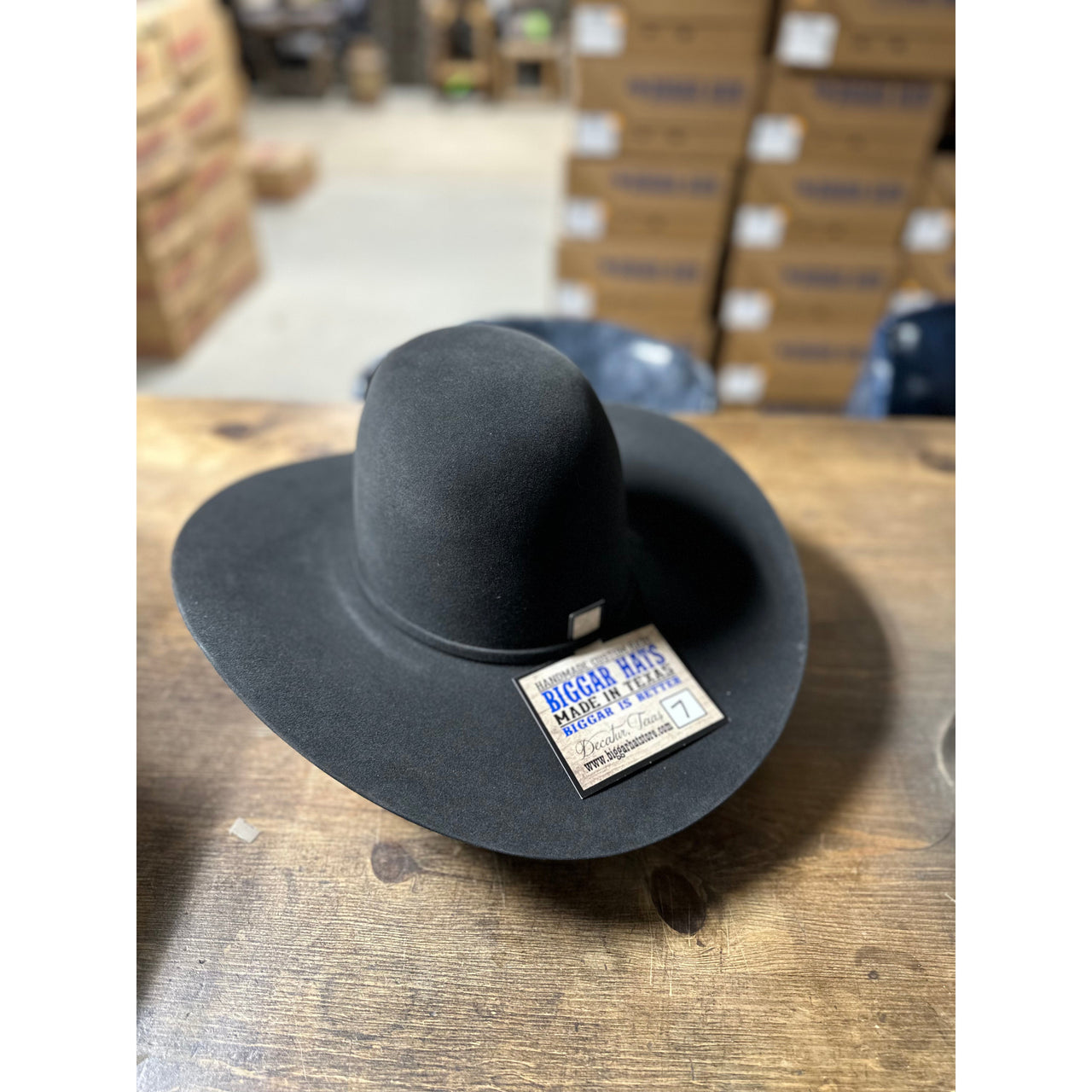 Biggar Hats The Waggoner 10X Felt Western Hat - Gun Metal