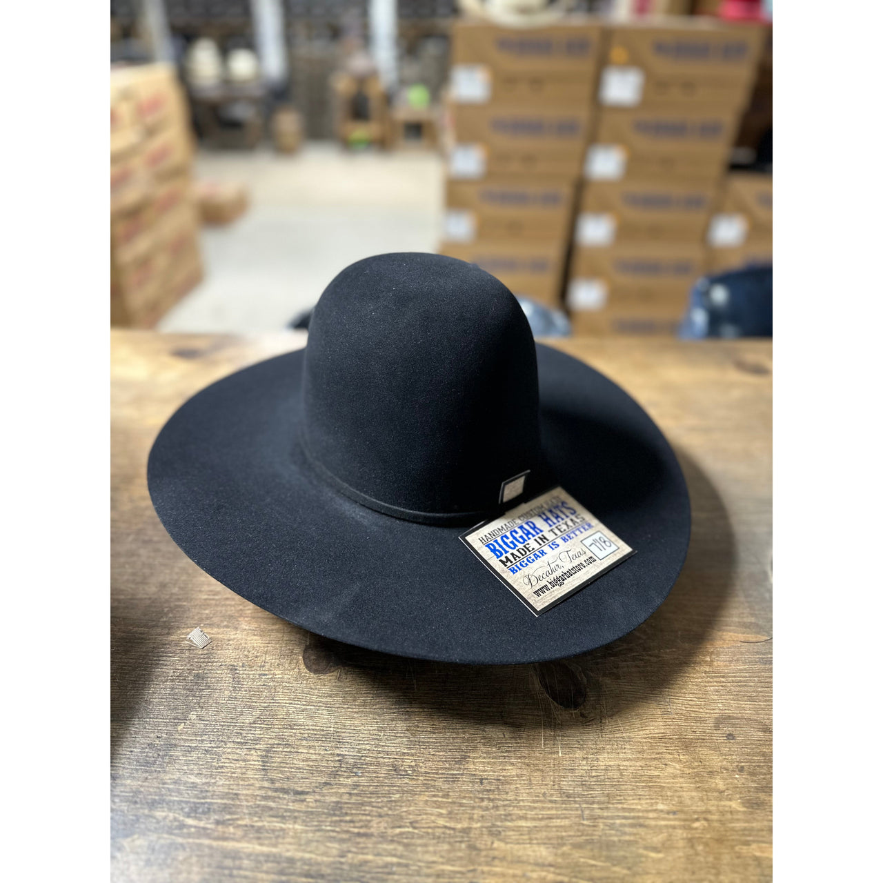 Biggar Hats The Boss 20X Felt Western Hat - Black