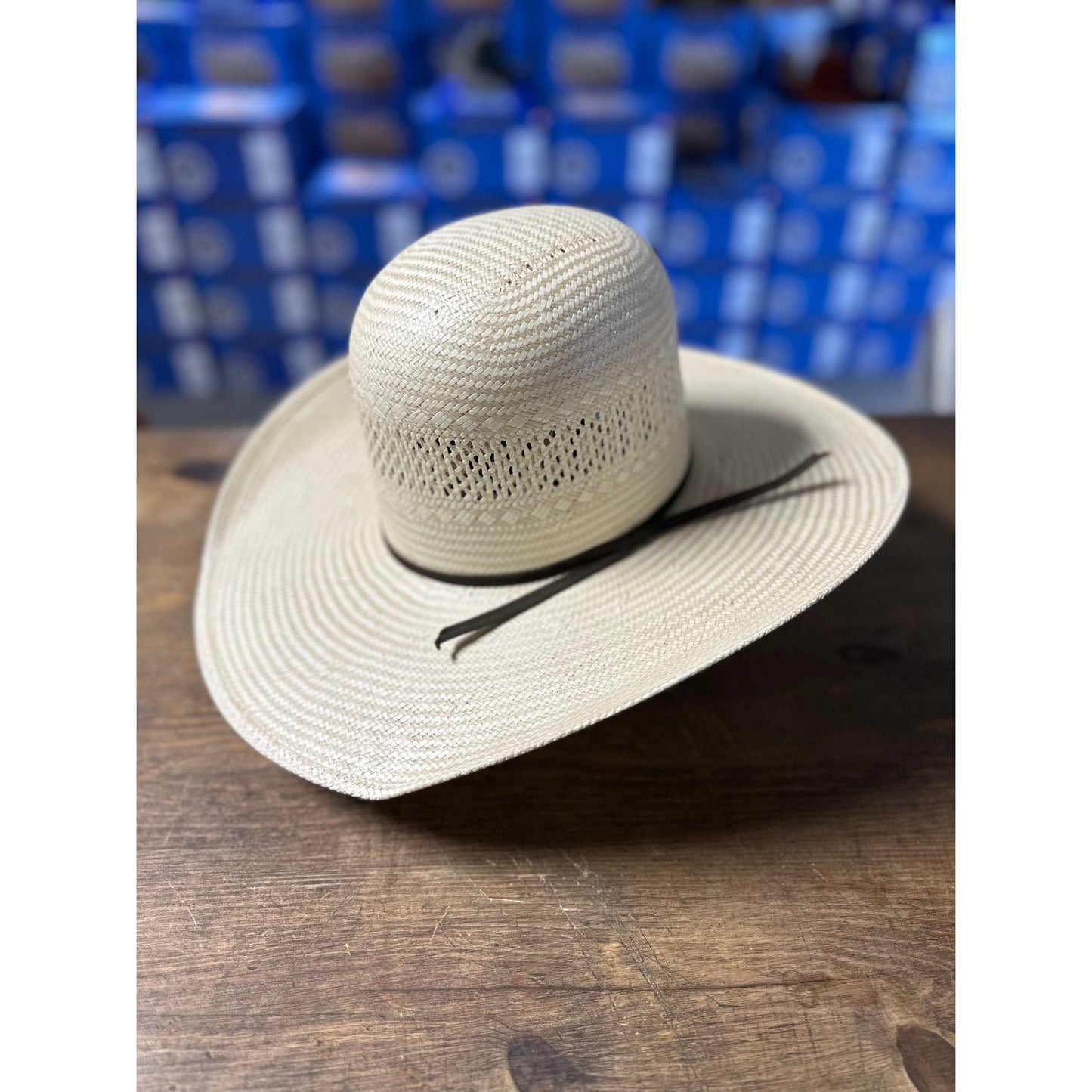 Rodeo King Open Crown FT Worth Straw Western Hat - Irvine Tack & Western Wear