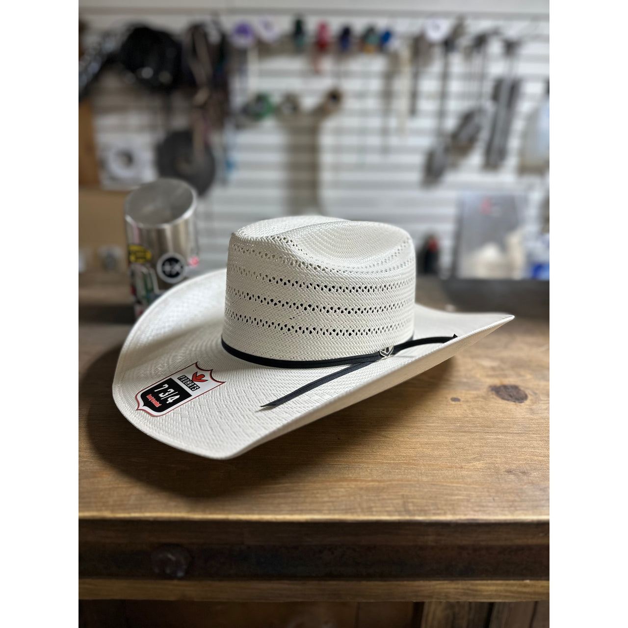 Pro Hats Straw Hat PH72 Precreased