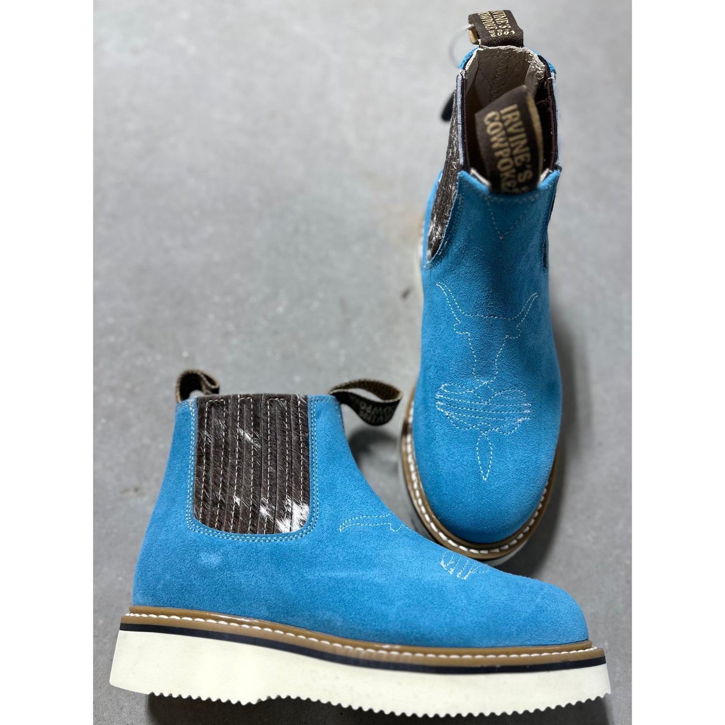 Irvine's Cowpoke Suede W/ Cowhide