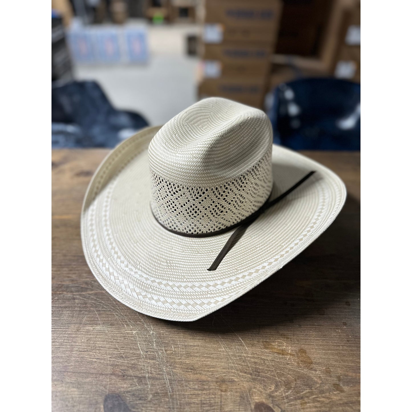 Rodeo King Rio Diamond Breeze Precreased Western Straw Hat