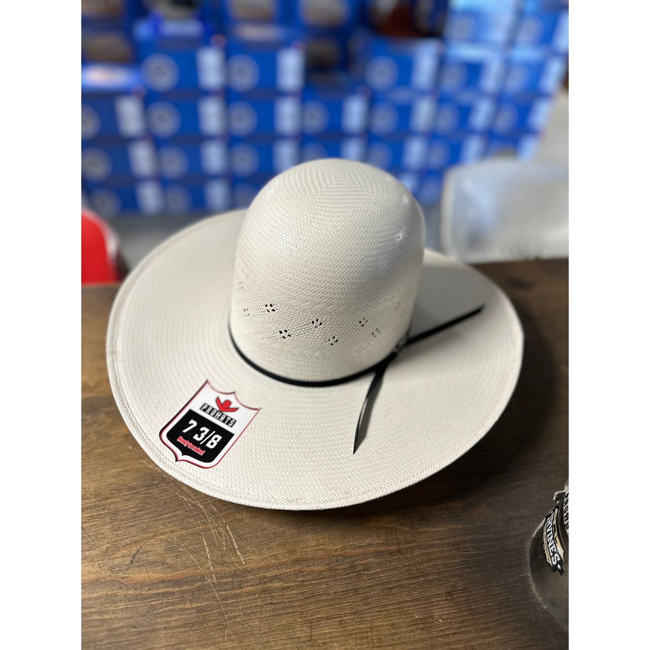 Pro Hats Straw Hat PH16 Open Crown