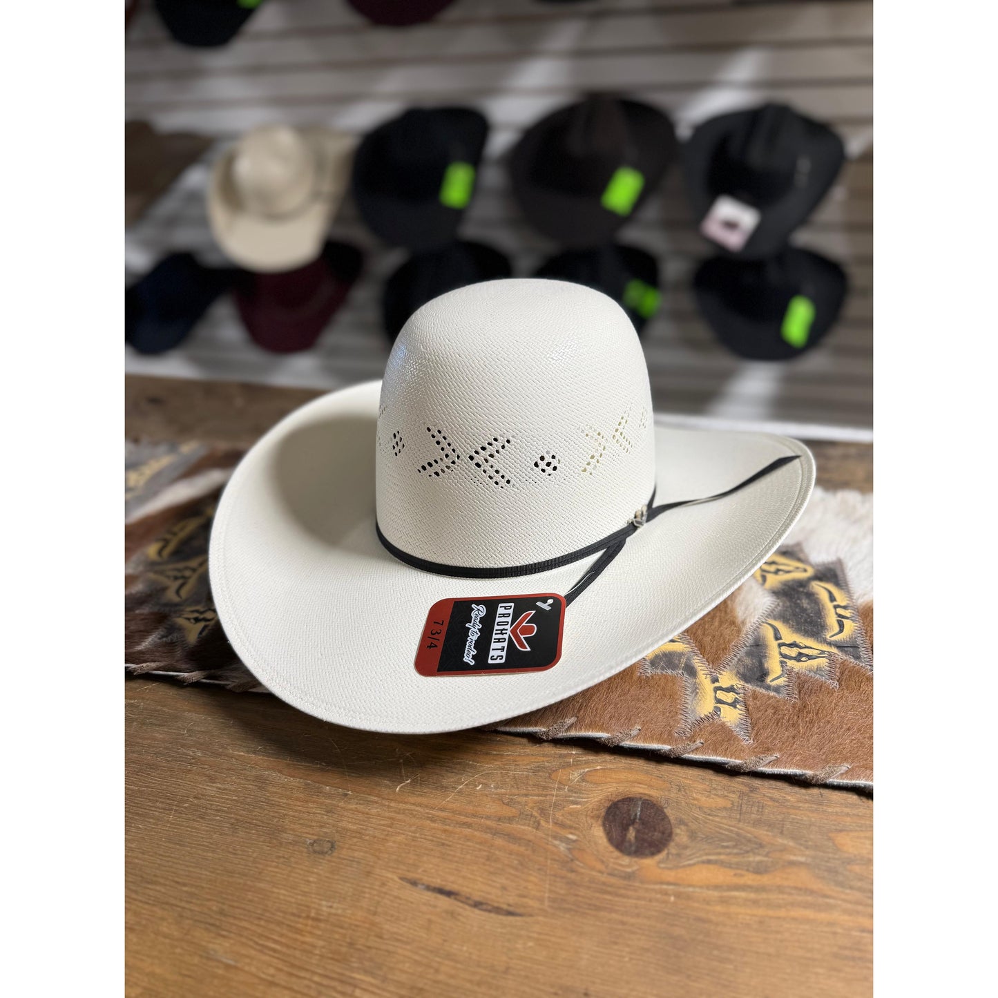 PROHATS Straw Hat PH4AO Open Crown